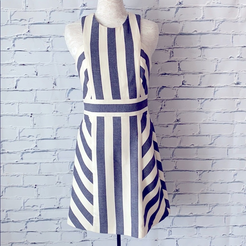 Dex chambray stripe dress